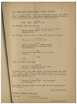 Moe Howard's Personally Owned Script for the 1943 Three Stooges Film ''Dizzy Detectives'', with Working Title ''Idiots De Luxe''